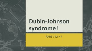 Unraveling the Mystery of DUBINJOHSON Syndrome jaundice benign liverdisease genetic [upl. by Weitman]