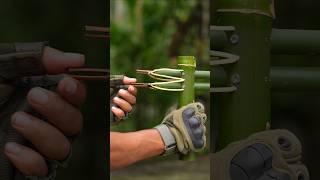 Bamboo Creations with two stick Slingshots Bamboo Diy Slingshots Bambooart [upl. by Otreblaug]