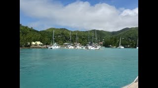 Praslin Island Seychelles  transfer to Baie St Anne Ferry Jetty [upl. by Acilgna]