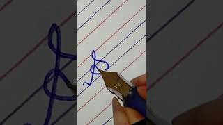 How to write the alphabet AtoZ in cursive writingHandwriting practice✒️✒️ cursivehandwriting [upl. by Sammy92]