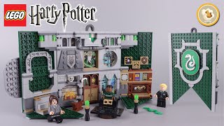 LEGO Harry Potter Slytherin House Banner 76410 Speed Build [upl. by Moyna]