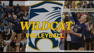 Wildcat Varsity Volleyball Vs Menomonie  7pm Pregame starts at 630pm [upl. by Ailesor]