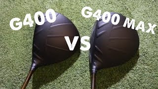 Ping G 400 VS G 400 MAX review [upl. by Egrog]