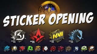 CSGO  ESL One Cologne 2016  Sticker Capsule Opening [upl. by Banquer]