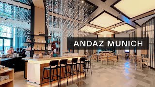 Top Luxurious Hotel in Munich  Andaz Munich Detailed Review [upl. by Teodor890]