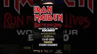 Eccoli gli Iron Maiden a Padova il 13 Luglio 2025 allo stadio Euganeo per il Run For Your Lives Tour [upl. by Acireh]