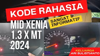 Rahasia Kode MID pada Xenia 13 X MT 2024 Pengguna Avanza Xenia baru harus tahu [upl. by Yob]