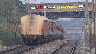 1st LHB Run of 12704 FALAKNUMA SF Express  Secunderabad to Howrah  Indian Railways [upl. by Reerg]