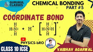 CHEMICAL BONDING5  COORDINATE BOND  CHEMISTRY CLASS 10 ICSE [upl. by Attenaz560]