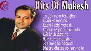 Hits Of Mukesh Vol 1 Best Songs Of Mukesh Romantic Songs Of Mukesh 1 [upl. by Fagen]