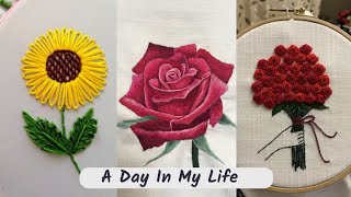 Latest Flower 🌼🌼🌼🌹🌹 Embroidery Ideas [upl. by Adiaros]