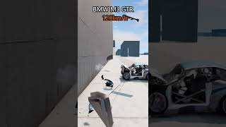 Car impact at different speed in beamng beamngdrive beamng beamngcrash cars nfs nfsmostwanted [upl. by Ruckman342]