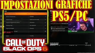 LE MIGLIORI IMPOSTAZIONI GRAFICHE PER PS5 E PC [upl. by Ociram320]