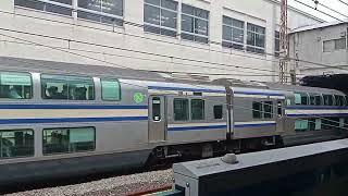 JR YOKOSUKA LINE at Tsurumi kanagawa ken japan travel train [upl. by Hubble]