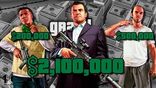 Las MEJORES actividades para GANAR DINERO en GTAV  Modo Historia [upl. by Hanauq]