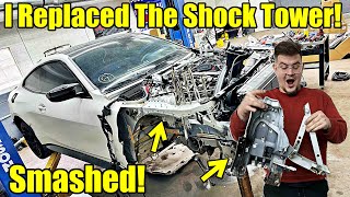 My BMW M4 Frame Was Smashed BUT I fixed it in 2 days [upl. by Gazo674]