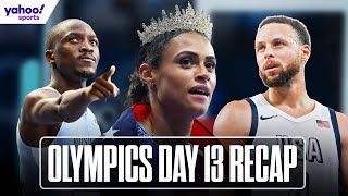 OLYMPICS Day 13 Recap Steph Curry Sydney McLaughlinLevrone amp Letsile Tebogo Shine  Yahoo Sports [upl. by Lenox]