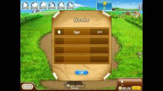 Farm Frenzy 2 Level 1 Chicken Lane 1 [upl. by Gierk]