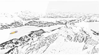 Auto Draw 2 Alps In Fog Switzerland [upl. by Zabrina617]