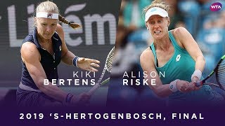 Kiki Bertens vs Alison Riske  2019 Libema Open Final  WTA Highlights [upl. by Mazman]