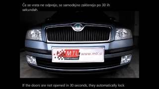 Skoda Octavia II year 2006  automatic door locking after 30 seconds  avtomatski zaklep vrat [upl. by Lally]