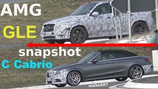 Mercedes Erlkönig AMG Video Snapshot Schnappschuss GLE 53  C 63 Coupe Facelift 4K SPY VIDEO [upl. by Damara]