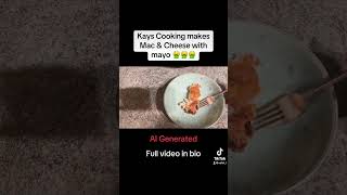 kays cooking makes mac ‘n cheese with mayo 🤮🤮🤮 [upl. by Busby]