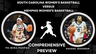 Breaking down the big matchup of South Carolina Womens Basketball and Memphis Womens Basketball [upl. by Rockel525]