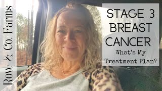 My Stage 3 Breast Cancer Treatment Plan invasivelobularcarcinoma [upl. by Hubble]