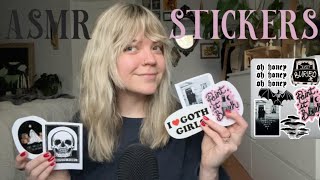 asmr sticker haul ✨ amp goth laptop makeover  ft Redbubble ❤️ [upl. by Giles]