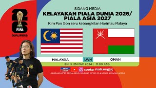 SIDANG MEDIA PRA PERLAWANAN  KIM PANGON SERU KEBANGKITAN HARIMAU MALAYA  Nadi Terkini [upl. by Kcira639]