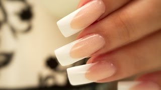 Reverse French Acrylic Nail [upl. by Ocirred404]