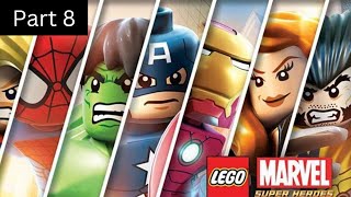 Lego Marvel Super Heroes  Part 8  Stark Tower  Lego Marvel Super Heroes Walkthrough [upl. by Anivlac945]