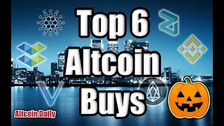 TOP 6 ALTCOINS TO BUY DURING OCTOBER Top Cryptocurrencies to Invest in Q4 2018 Bitcoin News [upl. by Leiser]