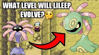 How to Evolve Lileep to Cradily on Pokemon RubySapphireEmerald [upl. by Yung]