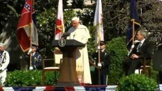 Pope Benedict XVI  Speech at the White House [upl. by Sheila62]