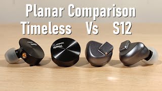 7hz Timeless Vs LETSHUOER S12 Planar Comparison [upl. by Metts]