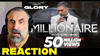 MILLIONAIRE SONG Full Video YoYoHoneySingh  GLORY  BHUSHAN KUMAR  singer reaction [upl. by Sula402]