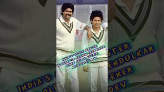 Indias Little Master 16 year old Sachin Tendulkar first odi as opener with Kapil DevSachinampkapil [upl. by Sadick830]