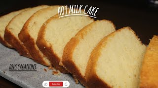 Hot milk cake  cake Delscreations [upl. by Bradshaw]