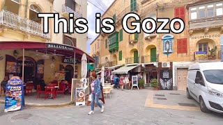 This is the capital of Gozo  Walking Tour [upl. by Gilbertina812]