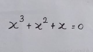 Interesting cubic equation [upl. by Adyam247]