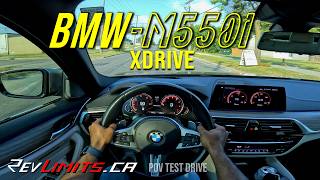 2018 BMW M550i Xdrive  ASMR  PoV Test Drive 24  4K  REVLIMITSCA [upl. by Leumas970]