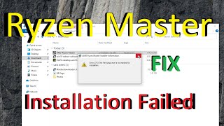 Error 2753 The File setup exe is not marked for installation [upl. by Eardnaed]