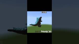 Prisma 3d Godzilla Minus One batterycharginganimation godzilla charging dinosaur minecraft [upl. by Wilone]