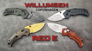 Exclusive US Reivew New Model Willumsen Red E V2 quotAxis Lockquot Small EDC with BIG feel [upl. by Meares]