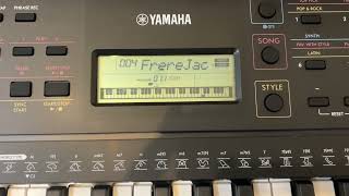 Yamaha PSRE273 Frere Jacques [upl. by Haeli182]