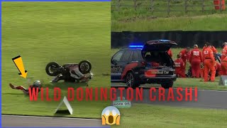 Donington Park won by Ryde following red flag caused by Iddon crash 😱 [upl. by Aiht]