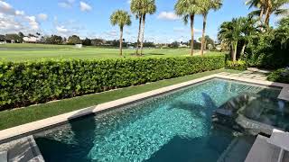 Incredible New Modern PoolBackyard right off the golf course at Ballen Isles  Cristallo Pools [upl. by Ardnoik104]