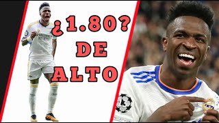 DESCUBRE CUÁNTO MIDE VINICIUS  ESTATURA REAL DE FAMOSOS 📝🤔 [upl. by Havstad]